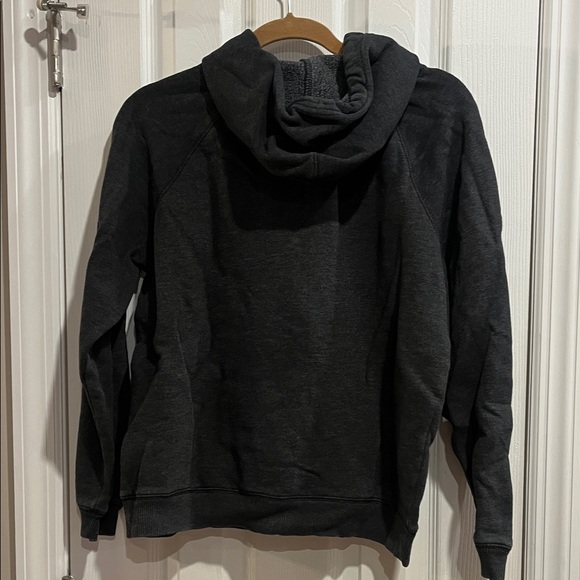 AE Black Hoodie with Love Graphic - Picture 3 of 3